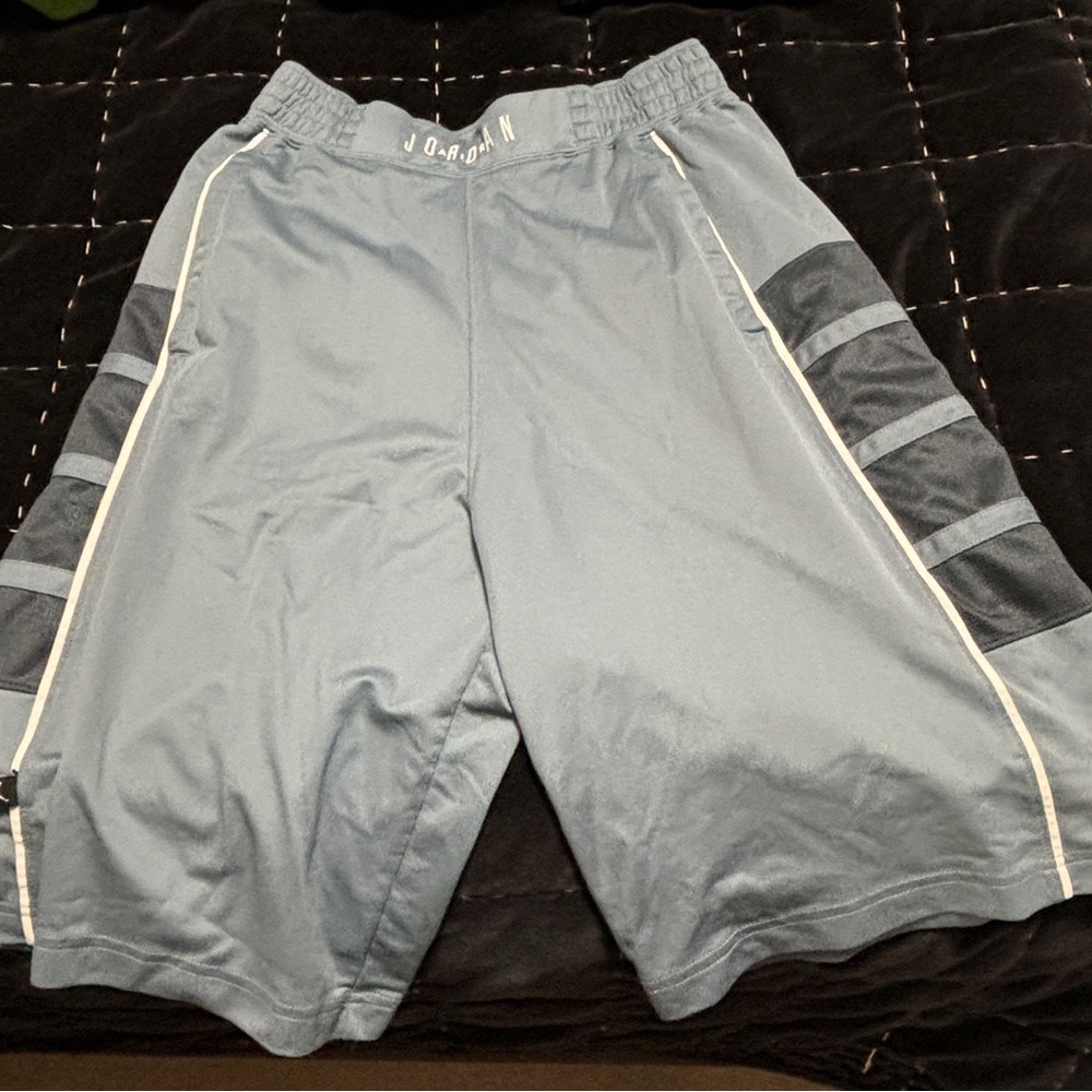 Gray Jordan B-Ball Shorts (S)